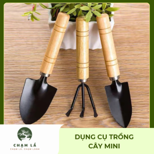 Dụng cụ làm vườn mini dùng để loàm việc trong những không gian hẹp và tiện lợi.
