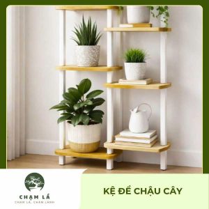 Kệ Gỗ Decor Chậu Cây Mini